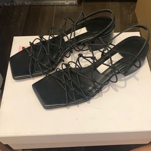 Miista knotted sandals with block heels